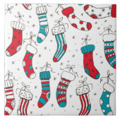 Weihnachtssocken Fliese (Vorderseite)