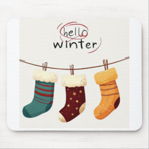 Weihnachtssocken Geschenke Mousepad