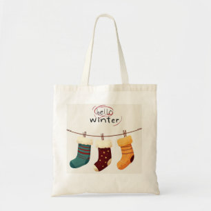 Weihnachtssocken Geschenke Tragetasche