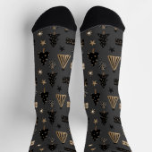 Weihnachtssocken grau socken (Oben)