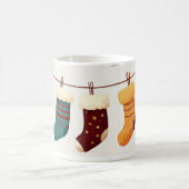 Weihnachtssocken Kaffeetasse (Mittel)
