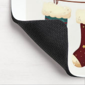 Weihnachtssocken Mousepad (Ecke)