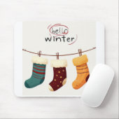 Weihnachtssocken Mousepad (Mit Mouse)