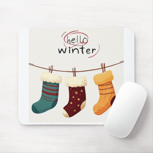 Weihnachtssocken Mousepad (Mit Mouse)