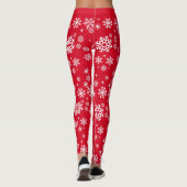Weihnachtssocken nach Maß Leggings (Rückseite)