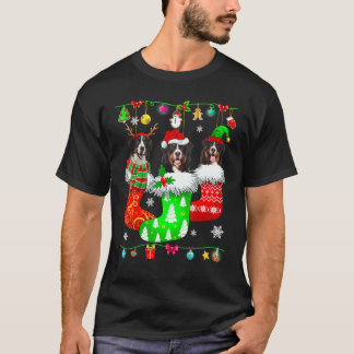 Weihnachtssocken Pajama Bernese Mountain Dog Welpe T-Shirt