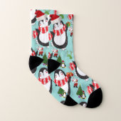 Weihnachtssocken, Pinguin Socken (Paar)