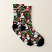 Weihnachtssocken, Schneemann Socken (Paar)