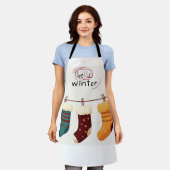 Weihnachtssocken Schürze (Getragen)