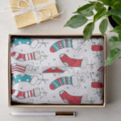 Weihnachtssocken Seidenpapier (Geschenk)
