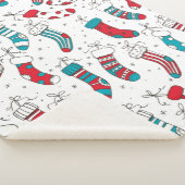 Weihnachtssocken Sherpadecke (3/4)