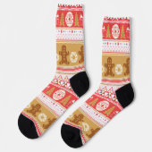 Weihnachtssocken Socken (Linkes Detail)