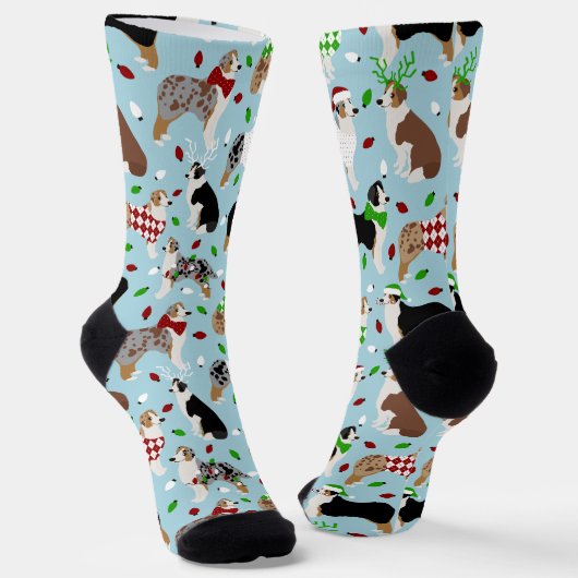 Weihnachtssocken Socken (Gewinkelt)