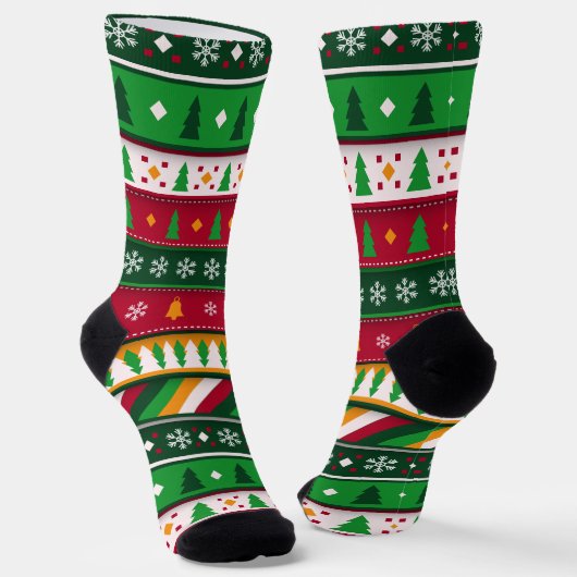 Weihnachtssocken Socken (Gewinkelt)