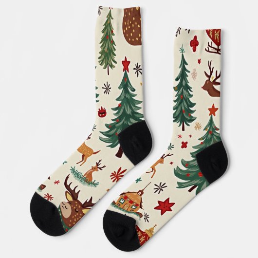 Weihnachtssocken Socken (Linkes Detail)