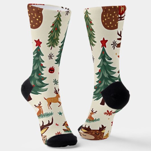 Weihnachtssocken Socken (Gewinkelt)