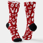 Weihnachtssocken Socken (Gewinkelt)