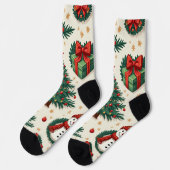 Weihnachtssocken Socken (Linkes Detail)