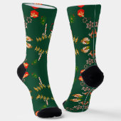 Weihnachtssocken "Socken aus der Rentier-Crew des Socken (Gewinkelt)