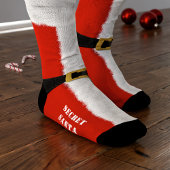 Weihnachtssocken Spaß rot & weiß Geheimnis Weihnac Socken