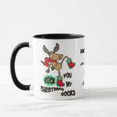 Weihnachtssocken und Tasse (Links)
