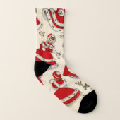 Weihnachtssocken, Vintag Socken (Links - Innen)