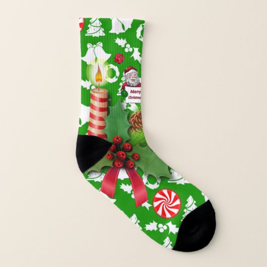 Weihnachtssocken, Weihnachten Socken (Rechts - Außen)