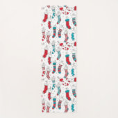 Weihnachtssocken Yogamatte (Vorderseite)