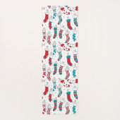 Weihnachtssocken Yogamatte (Rückseite)
