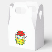 WeihnachtsSoftball Geschenkschachtel (Geöffnet)