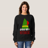 WeihnachtsSohn eines Nutcrackers Sweatshirt (Vorne ganz)