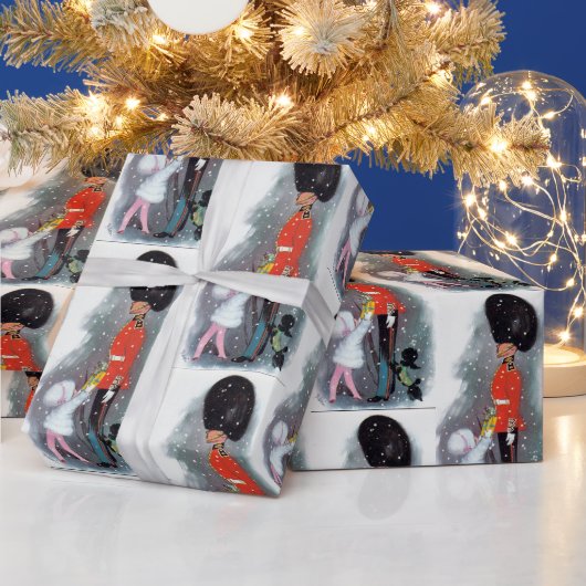 Weihnachtssoldat und Kinderpackung Geschenkpapier (Feiertage)