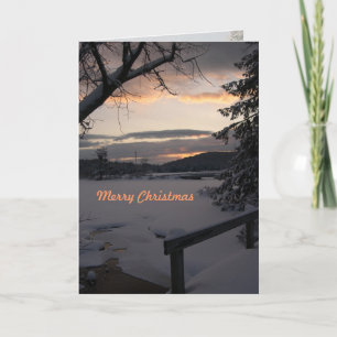 Weihnachtssonne Custom Cards Feiertagskarte