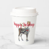 Weihnachtssoose mit individualisierbarer pappbecher (Vorderseite)