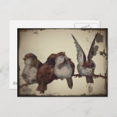 Weihnachtsspangen Feiertagspostkarte (Vorne/Hinten)