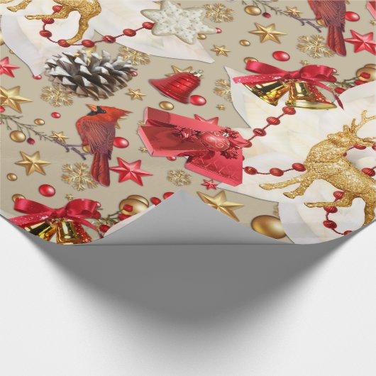 WeihnachtsSparkassenpapier Geschenkpapier (Ecke)