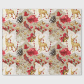 WeihnachtsSparkassenpapier Geschenkpapier (Flach)