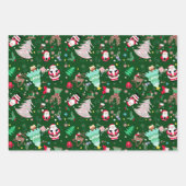 Weihnachtsspass Ditzy Santa Geschenkpapier Set (Vorderseite 2)