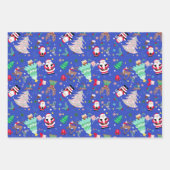 Weihnachtsspass Ditzy Santa Geschenkpapier Set (Vorderseite)