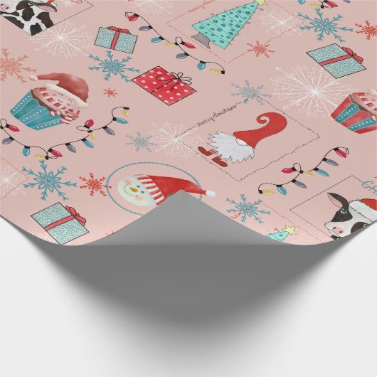 Weihnachtsspaß Geschenkpapier (Ecke)