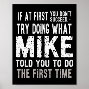 Weihnachtsspaß versucht zu tun, was dir die Mike g Poster