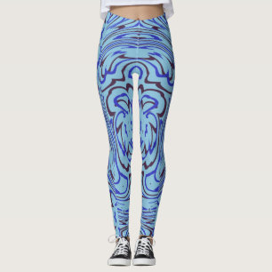 Weihnachtsspecial blau "Ratti_Creative_Arts" L Leggings
