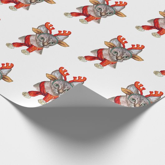 Weihnachtssphynx Geschenkpapier (Ecke)