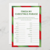 Weihnachtsspiel - nicht bearbeitbar - einladung (Vorne/Hinten)