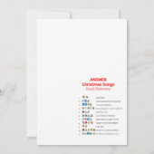 Weihnachtsspiel - nicht bearbeitbar - einladung (Rückseite)