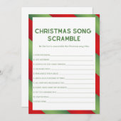 Weihnachtsspiel - nicht bearbeitbar - einladung (Vorne/Hinten)