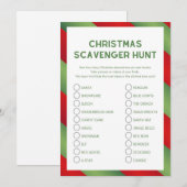 Weihnachtsspiel - nicht bearbeitbar - einladung (Vorne/Hinten)