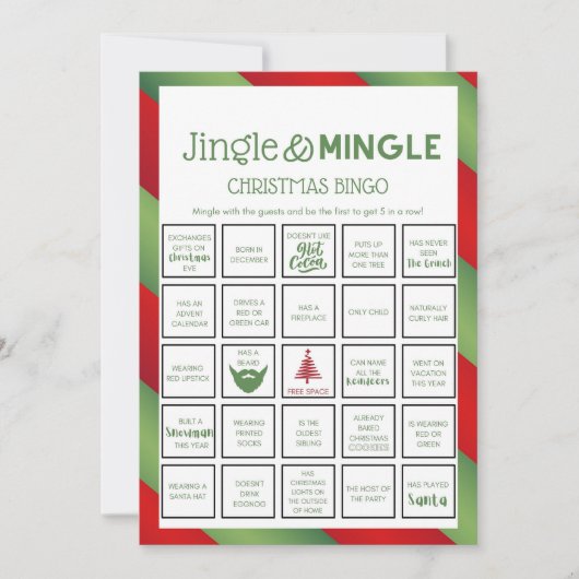 Weihnachtsspiel - nicht bearbeitbar - einladung (Vorderseite)