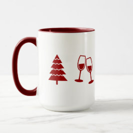 Weihnachtsspielelemente Tasse