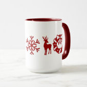 Weihnachtsspielelemente Tasse (VorderseiteRechts)